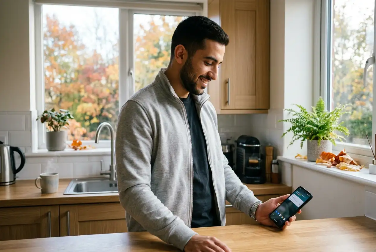 Notifiche della carta a ogni deposito come richiamo alla spesa sul mobile