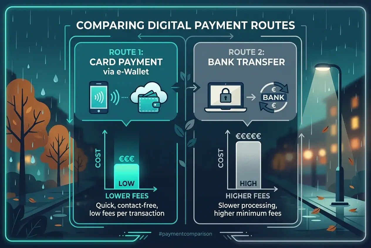 Confronto dei costi tra deposito con Postepay e bonifico bancario