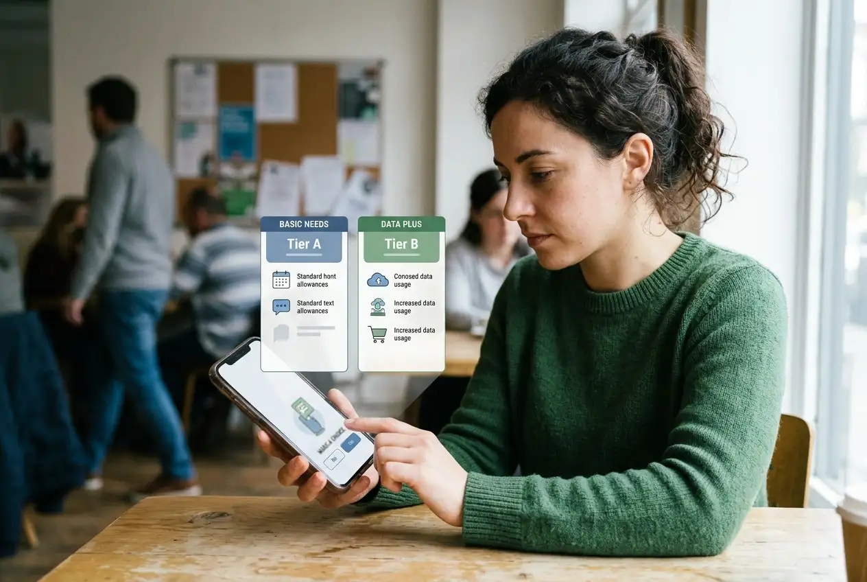 Scelta della carta in base ai volumi tra capienza alta e tetto contenuto