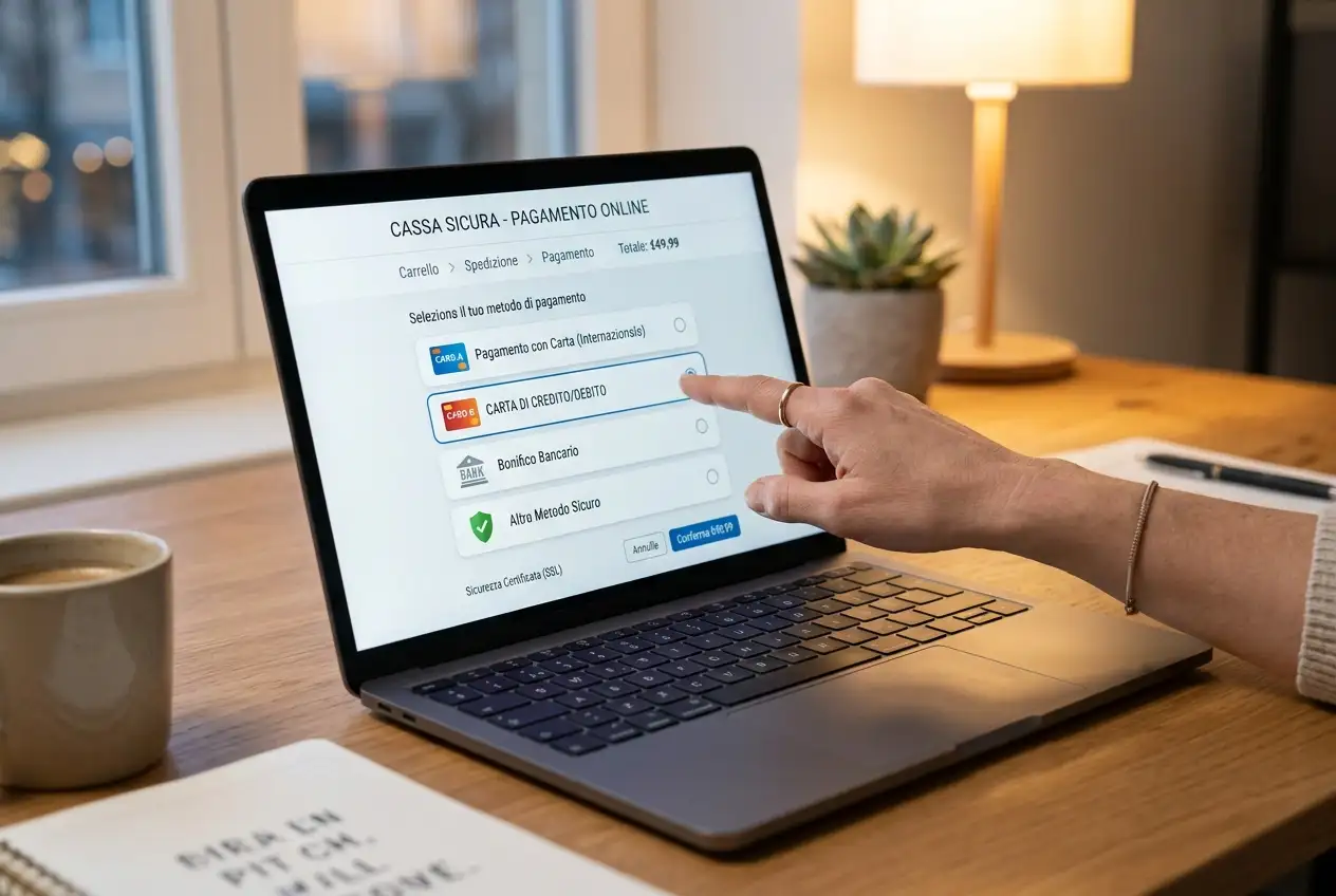 Loghi dei circuiti Visa Electron e Mastercard tra i metodi di pagamento della cassa del casino