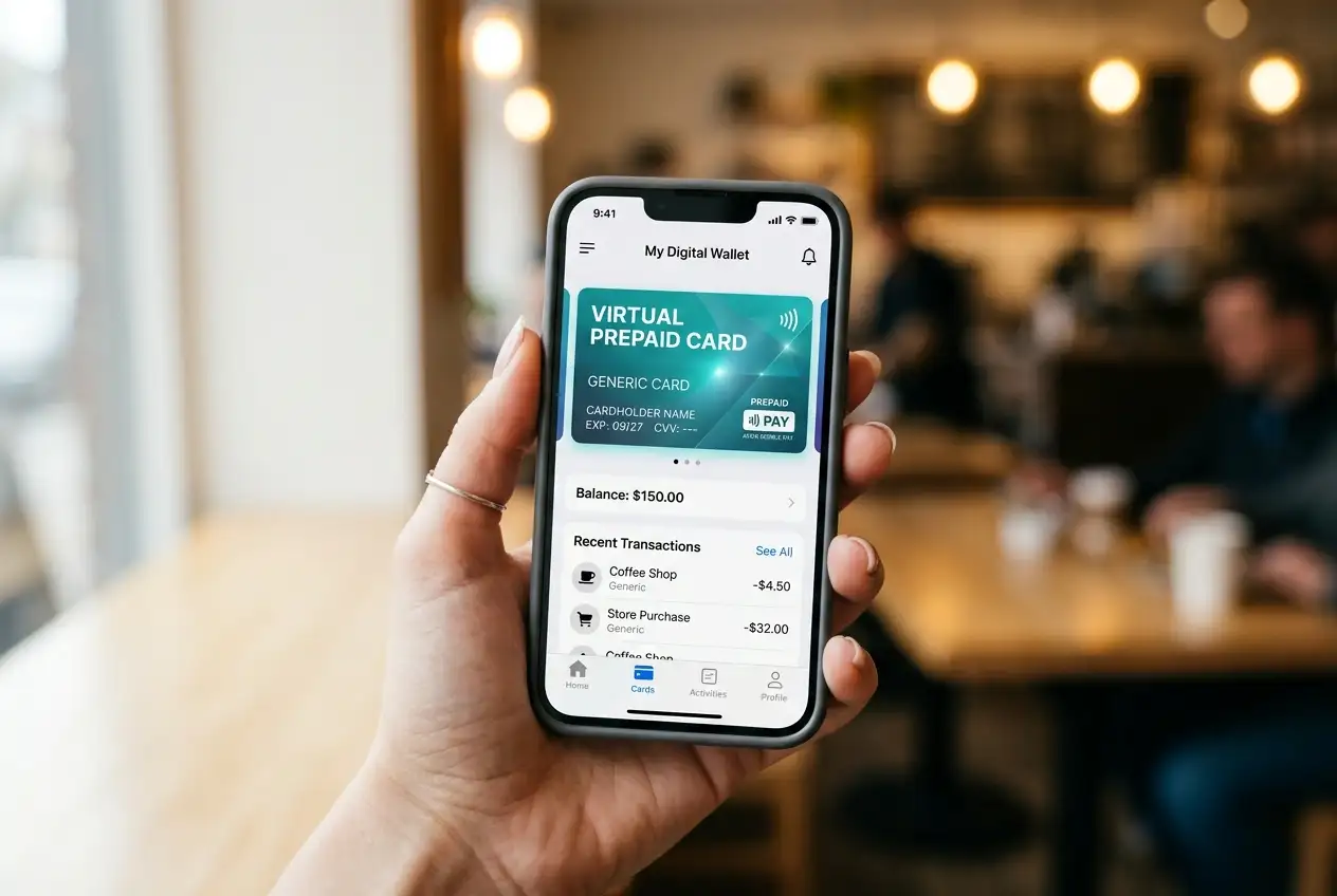 Postepay Digital come carta virtuale visualizzata dentro l'app sullo smartphone