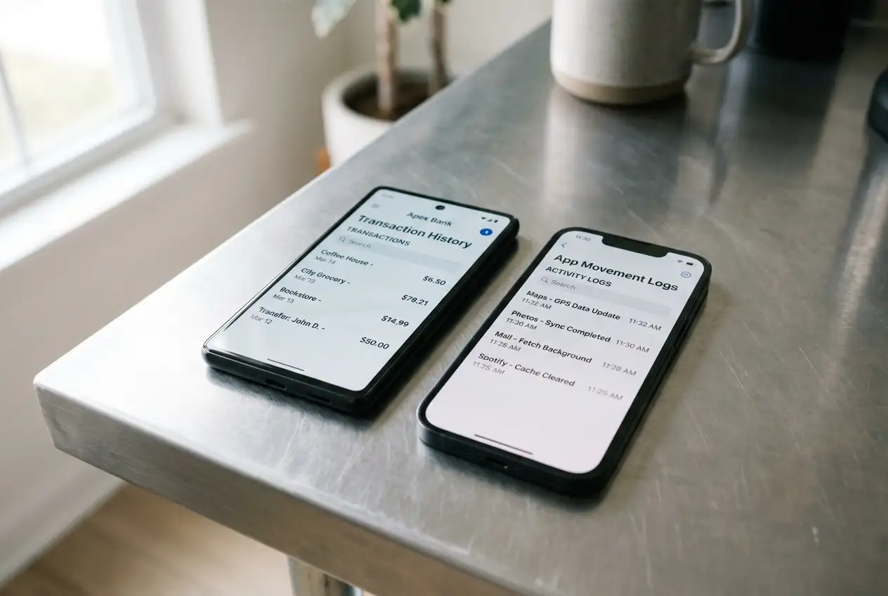Confronto tra cronologia del conto e movimenti dell'app per il deposito non arrivato